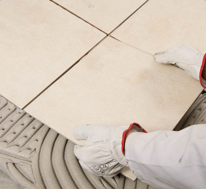 Pose de carrelage