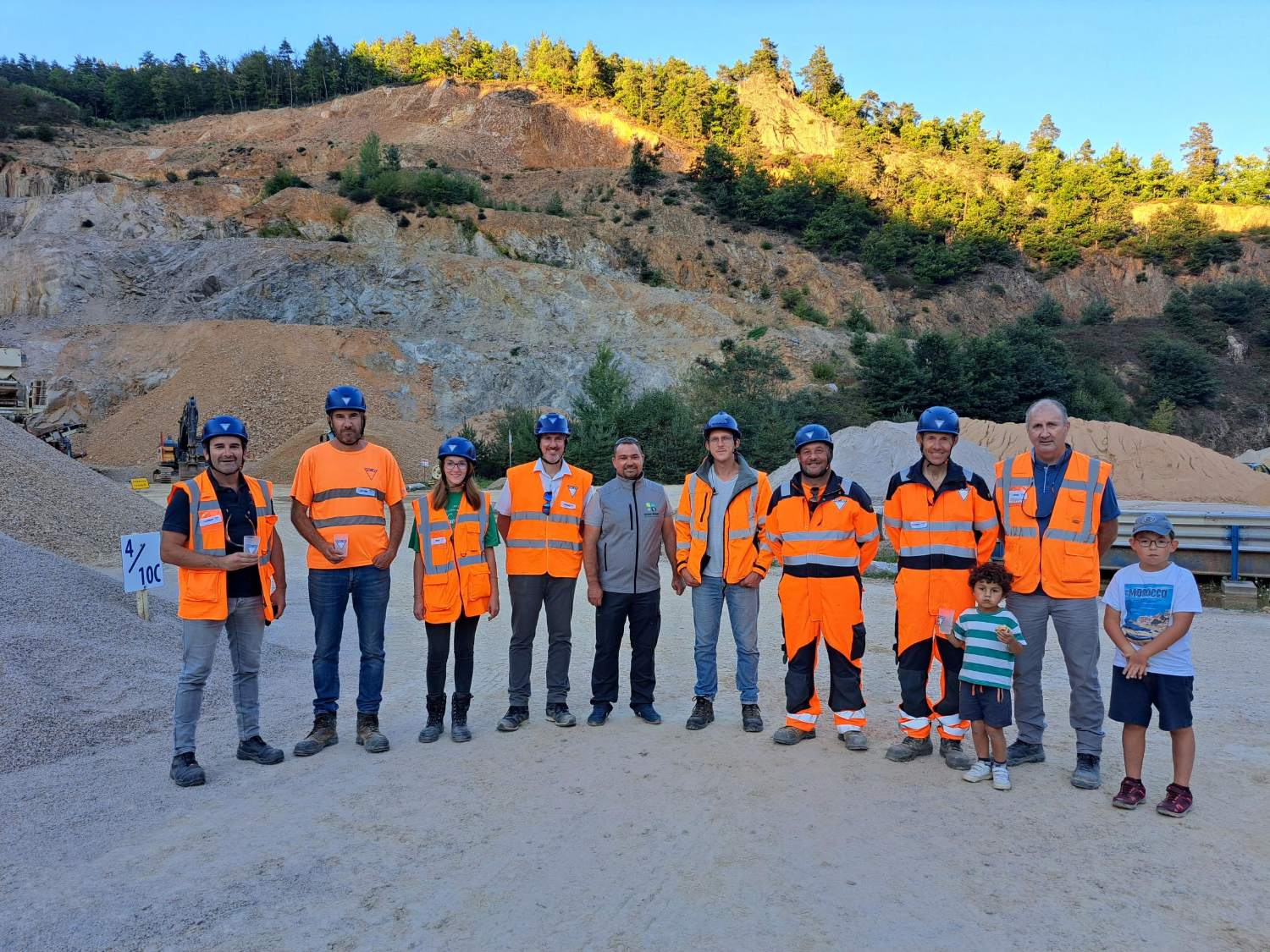 L'équipe Granulats Vicat