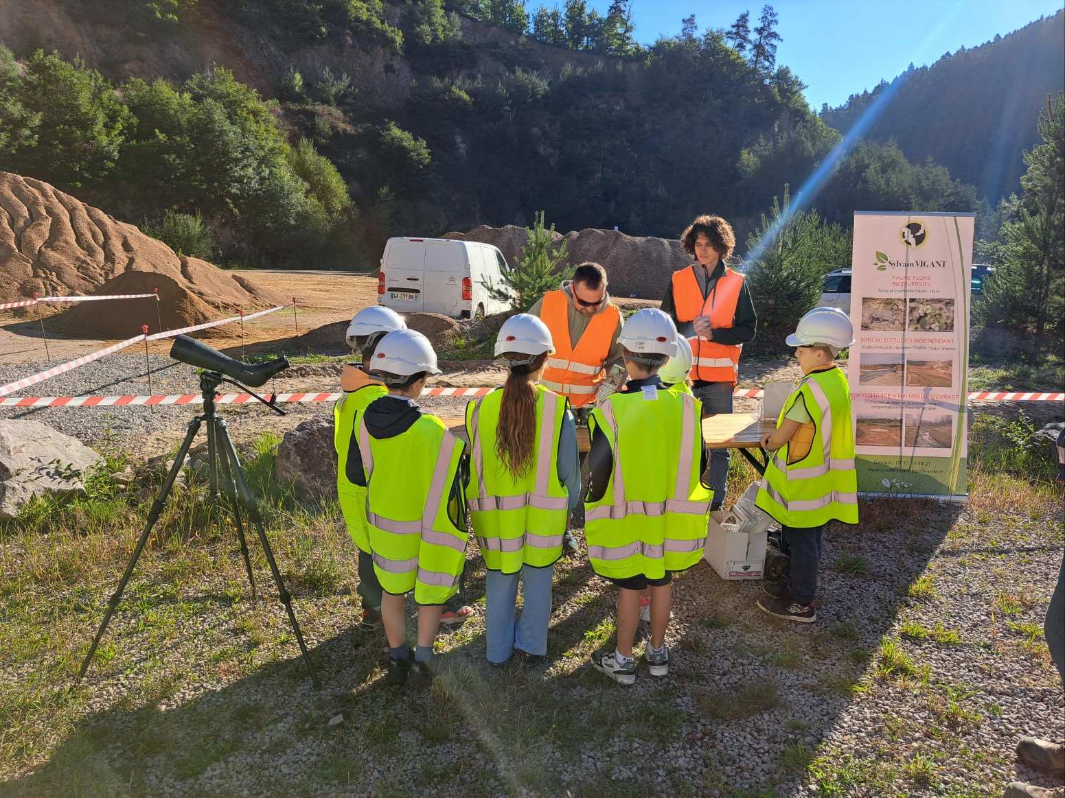Stand sur la biodiversité avec des enfants